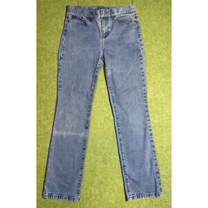 LRL Lauren Jeans Co Womens Straight Leg Jeans Medium Wash Size 10 Made USA 32x29